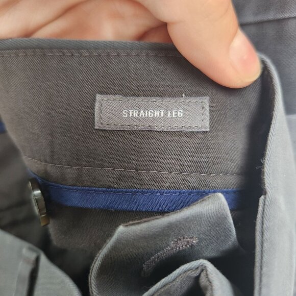 Bonobos Grey Friday Pants Straight Leg Trousers Career Men's 35x34 - Picture 7 of 9